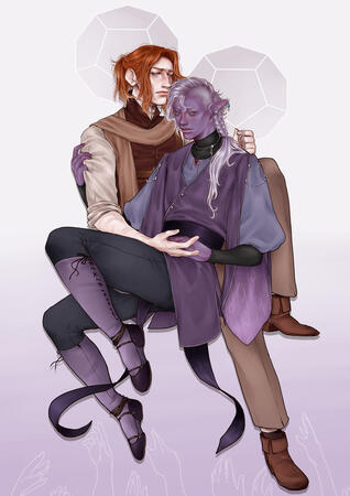 Essek and Caleb - CR Fanart