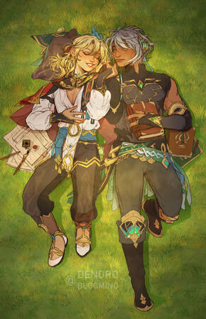 kaveh &amp; alhaitham [GENSHIN IMPACT]