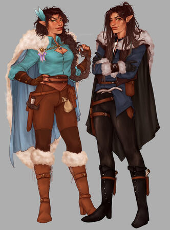 Vex and Vax - CR Fanart Vex and Vax - CR Fanart